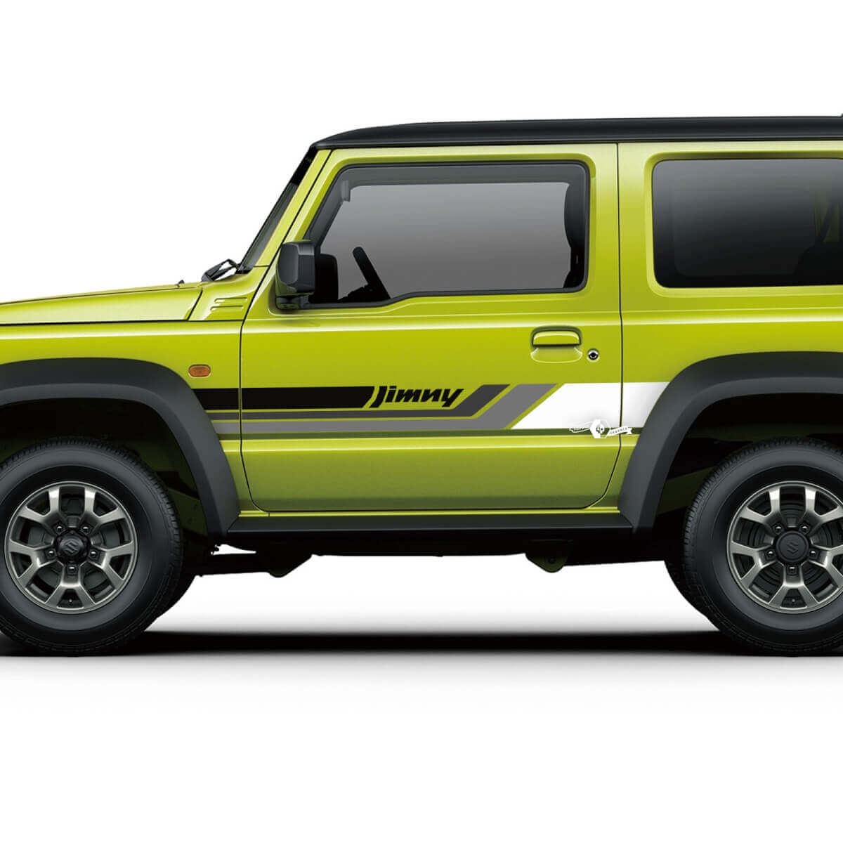 Pair Suzuki JIMNY Side Doors Stripe graphics decal Lines sticker 3 Colors

