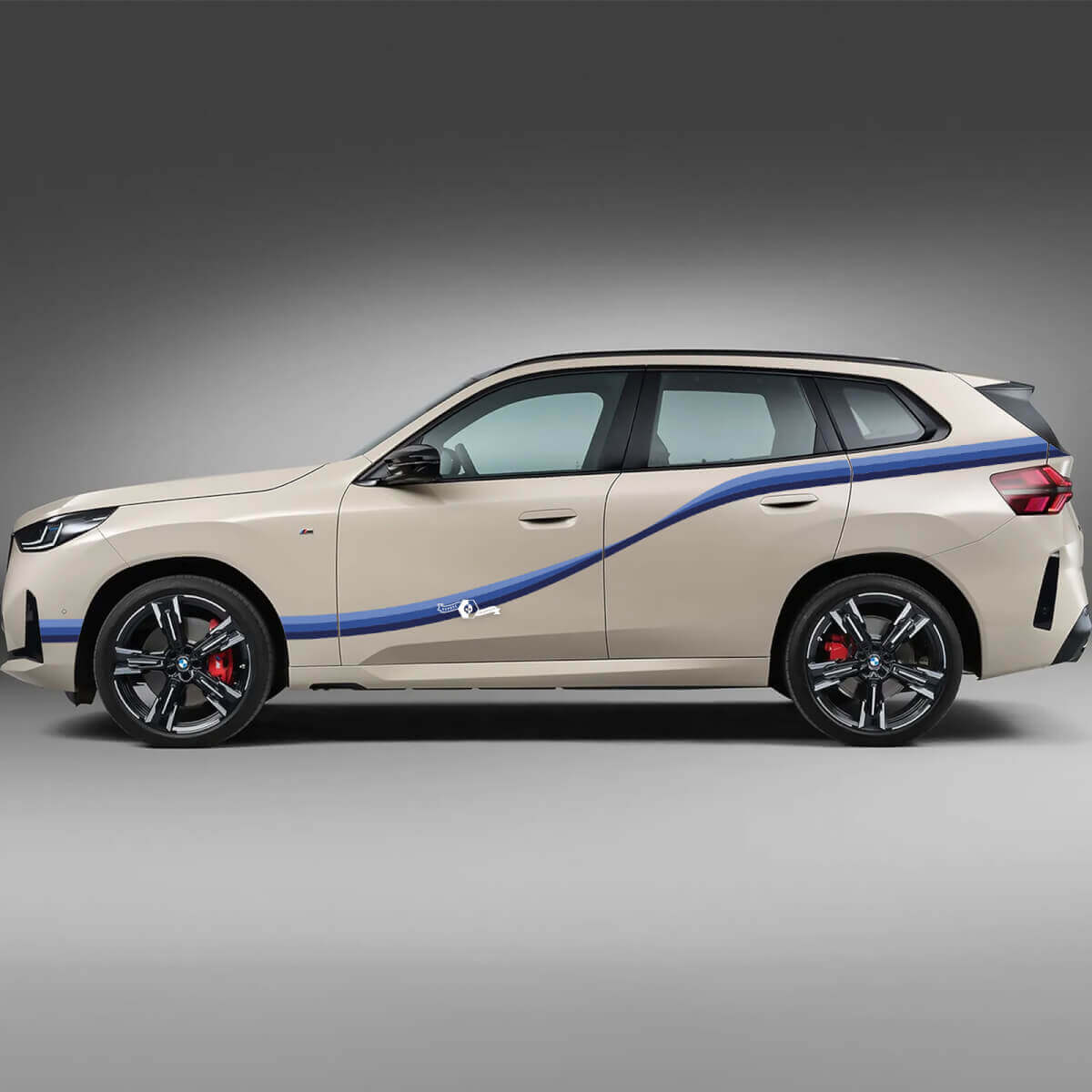 BMW X3 G01 F25 Side Doors Three Stripes Vinyl Decal Sticker
