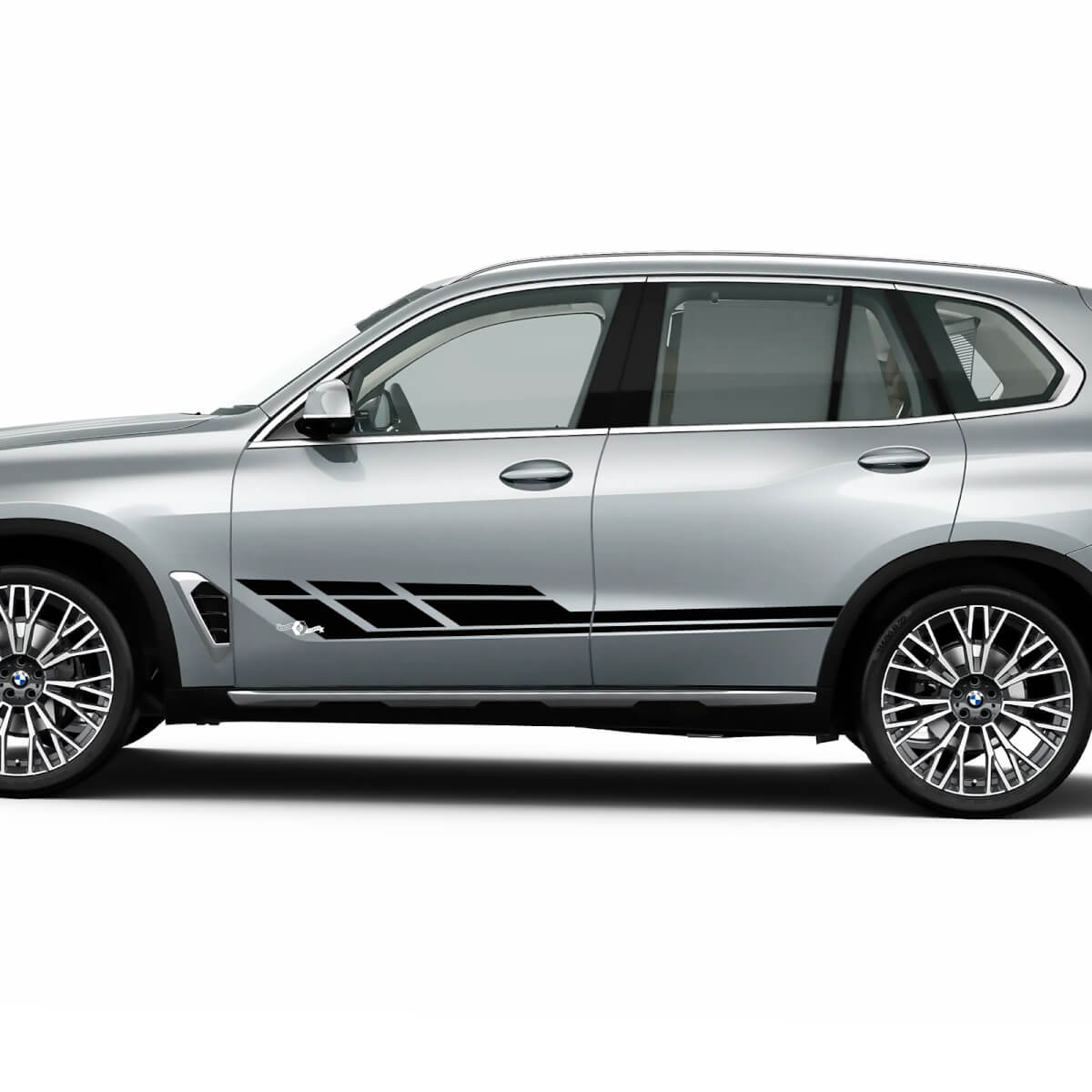Strobe Side Stripe Sticker Decal Kit for BMW X5 G05 – Custom Vinyl Graphics

