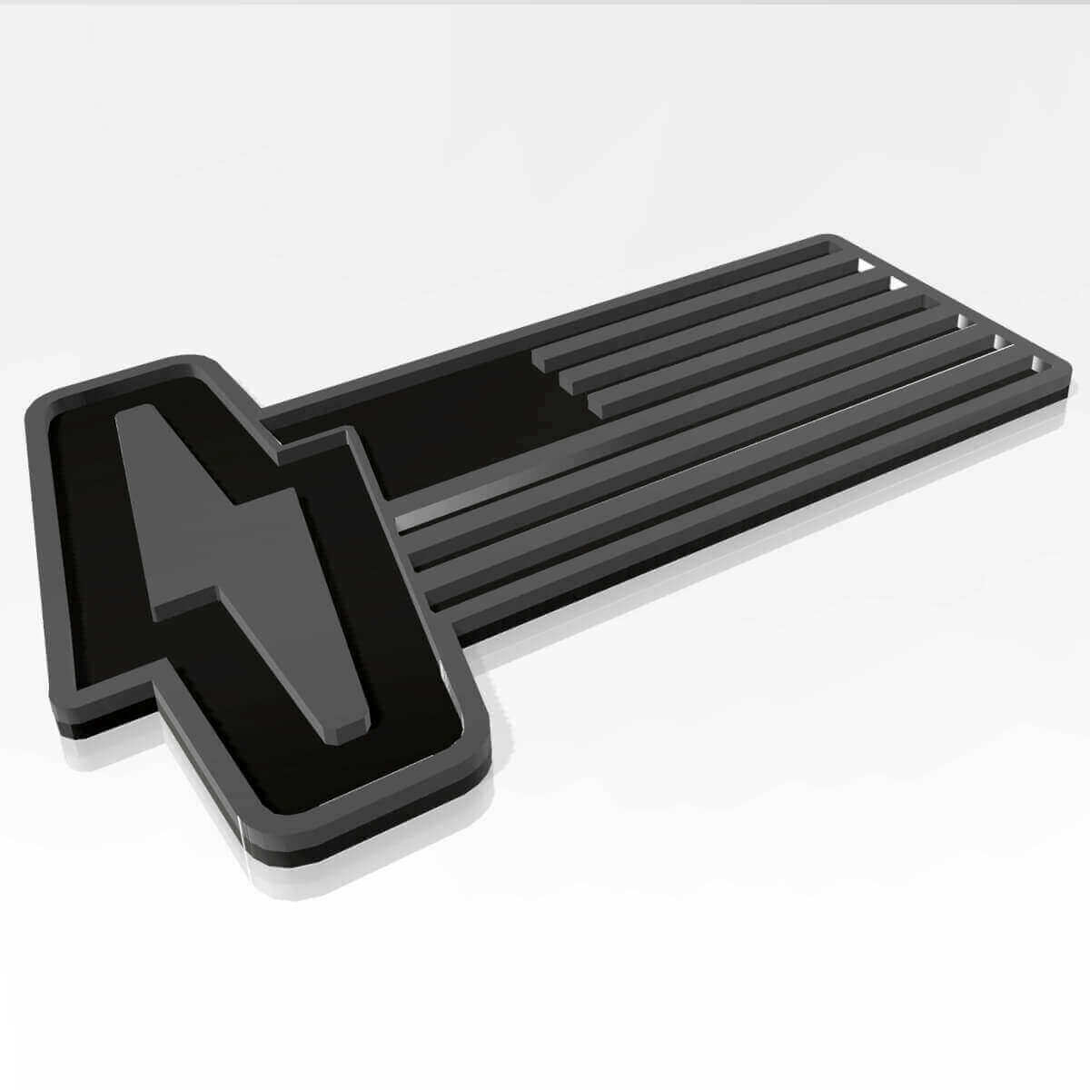 Musclecar 150 Lightning US Flag 3D Badge – Custom Fender Badges Emblem for Musclecar 150 Lightning
