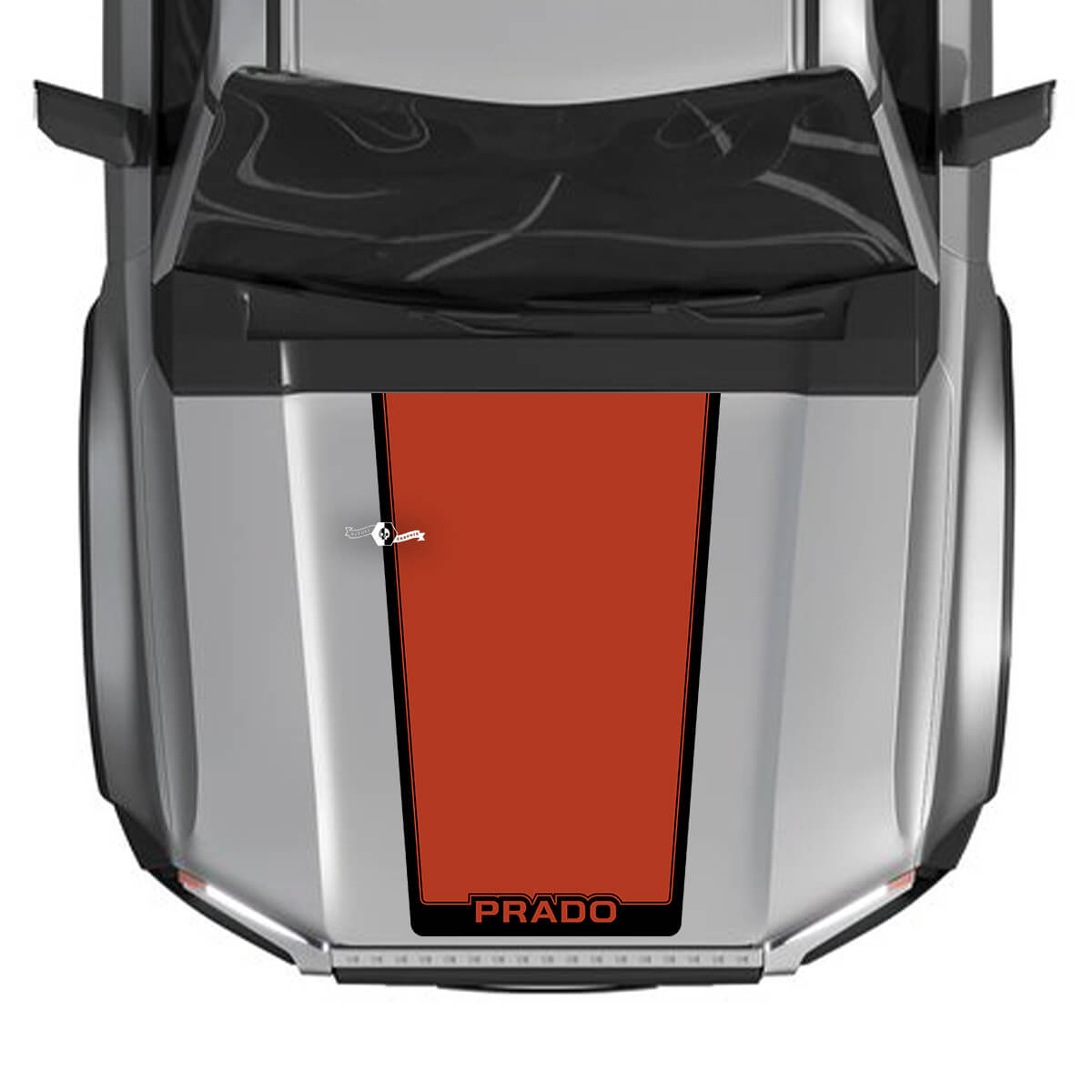 Hood For 2024 Toyota Land Cruiser Prado Decals Vinyl Graphic Decals 2 Colors
