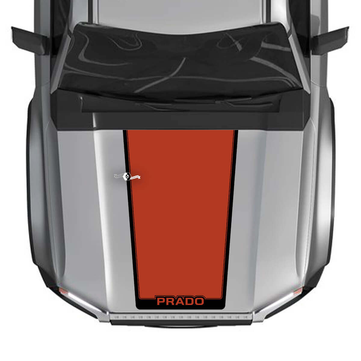 Hood For 2024 Toyota Land Cruiser Prado Decals Vinyl Graphic Decals 2 Colors
