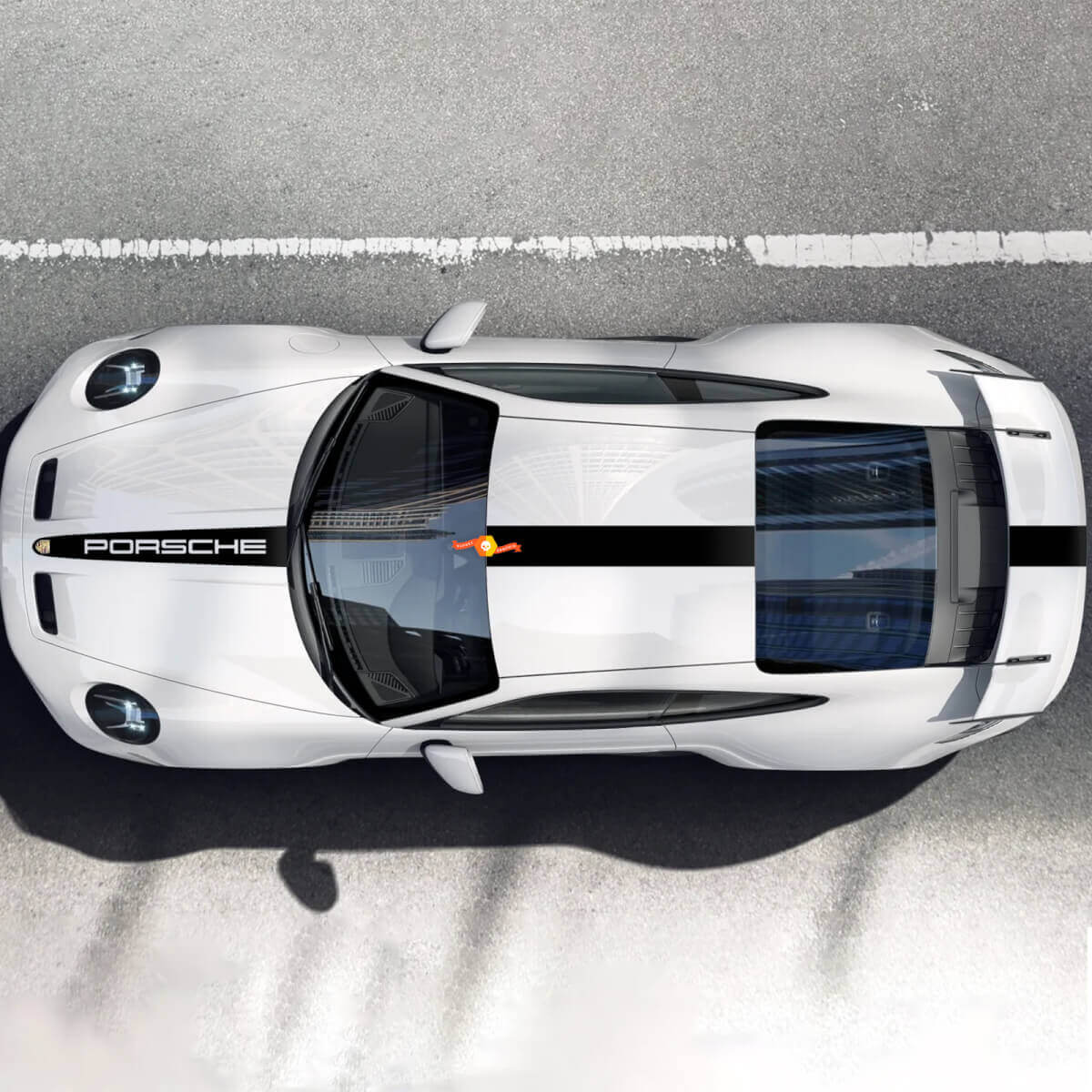 Porsche 911 GT3 Side Logo Decal Sticker - Custom Vinyl Graphics 2
