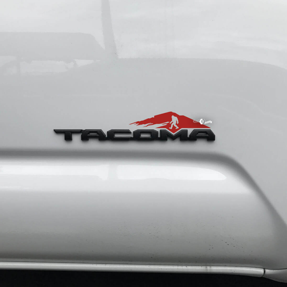 Toyota Tacoma Mountains Decal Sticker Over Badge Tacoma 2
