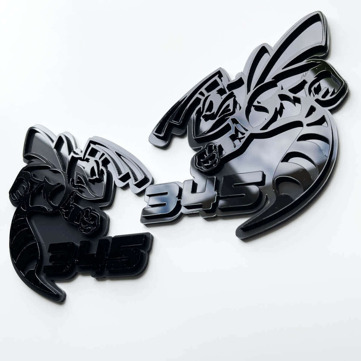 Hornet Bee 3D Badge - Custom Wing Mirror Badges Emblem 2 for Cars & Trucks