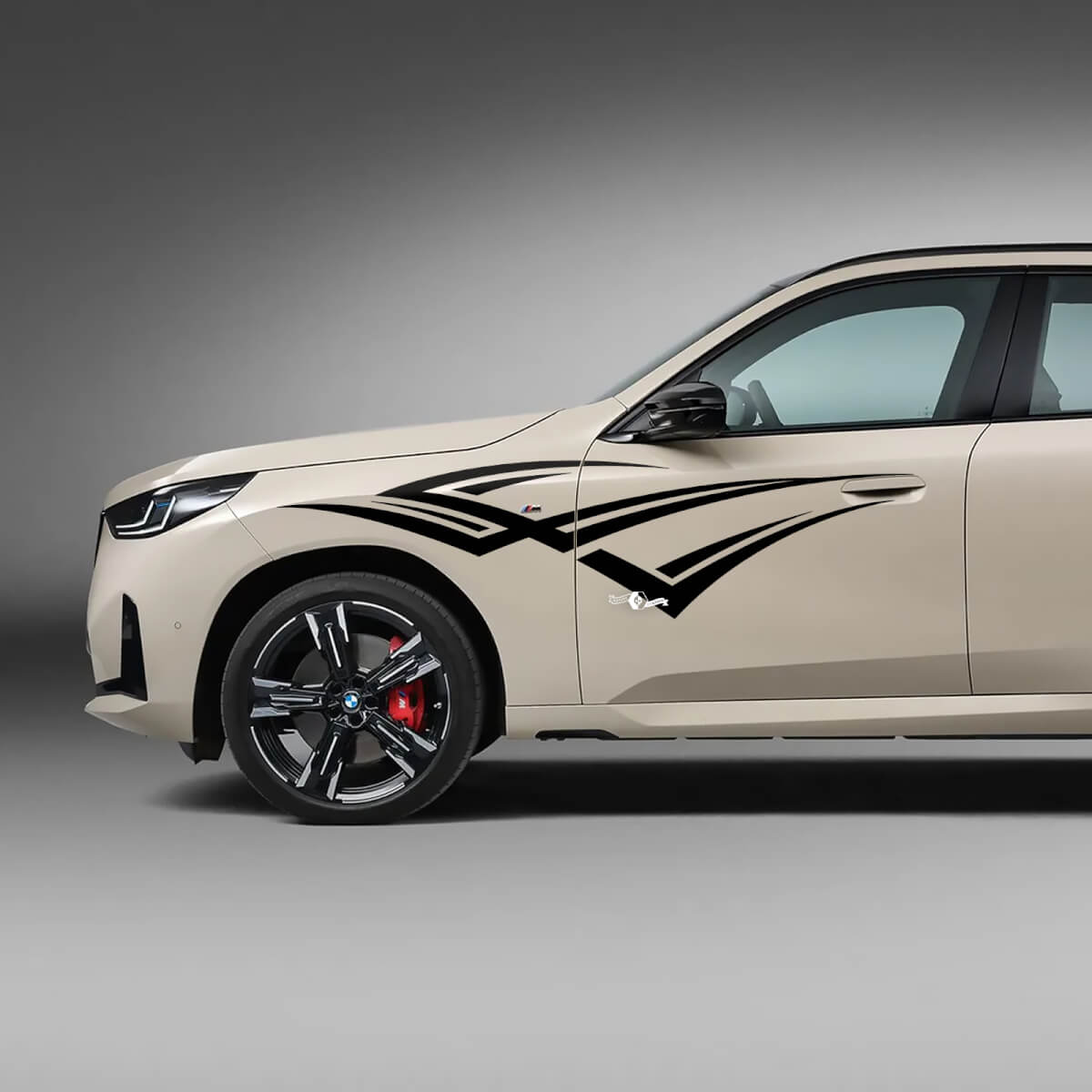 BMW X3 2024 Side Door Tribal Decal Kit - Custom Vinyl Graphics for G01 & F25
