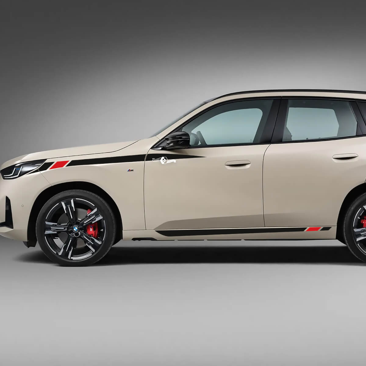 BMW X3 2024 Side Door Stripes Decal Kit - Custom Vinyl Graphics for G01 & F25 4
