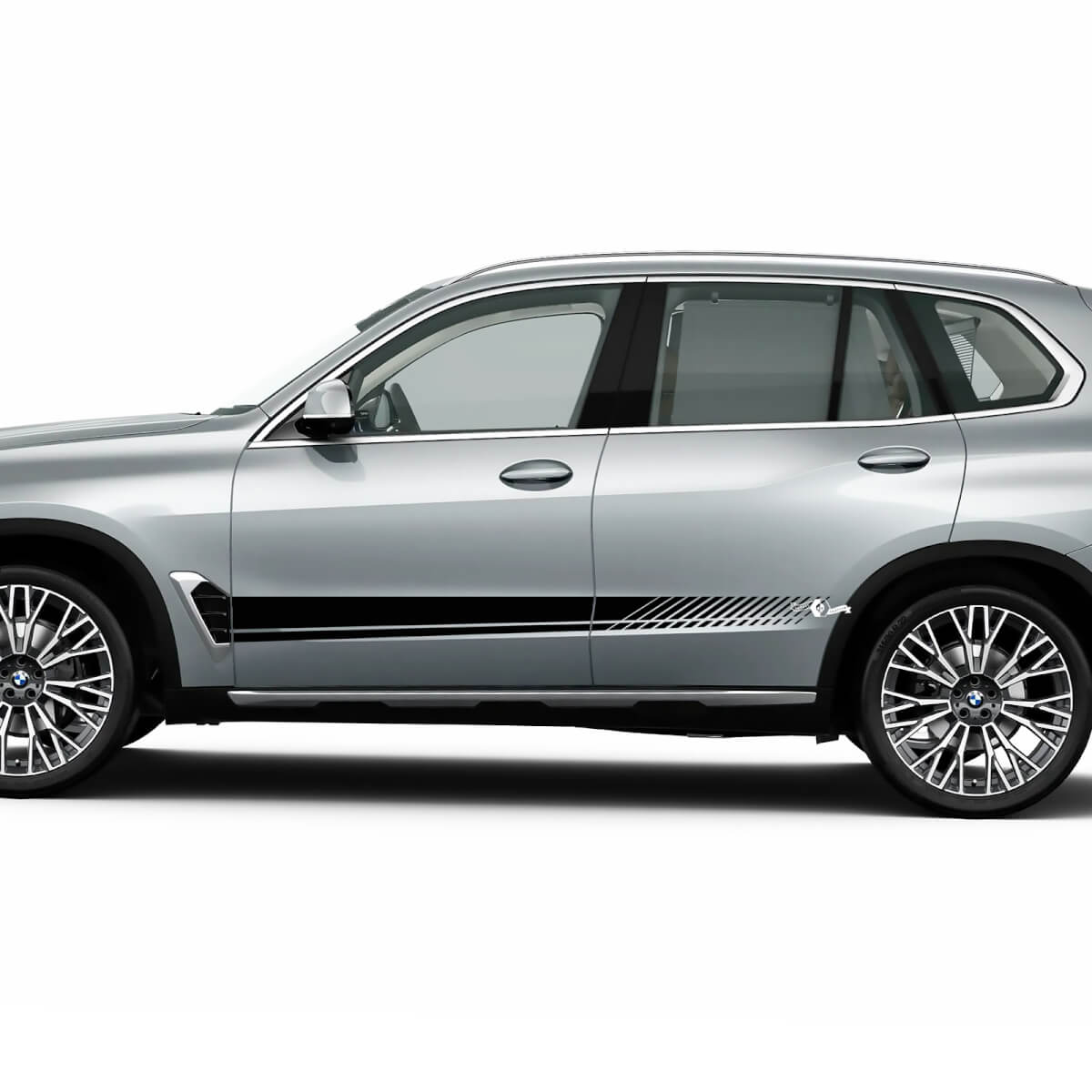 Accent Racing Lower Strobe Stripe Decal Kit for BMW X5 G05
