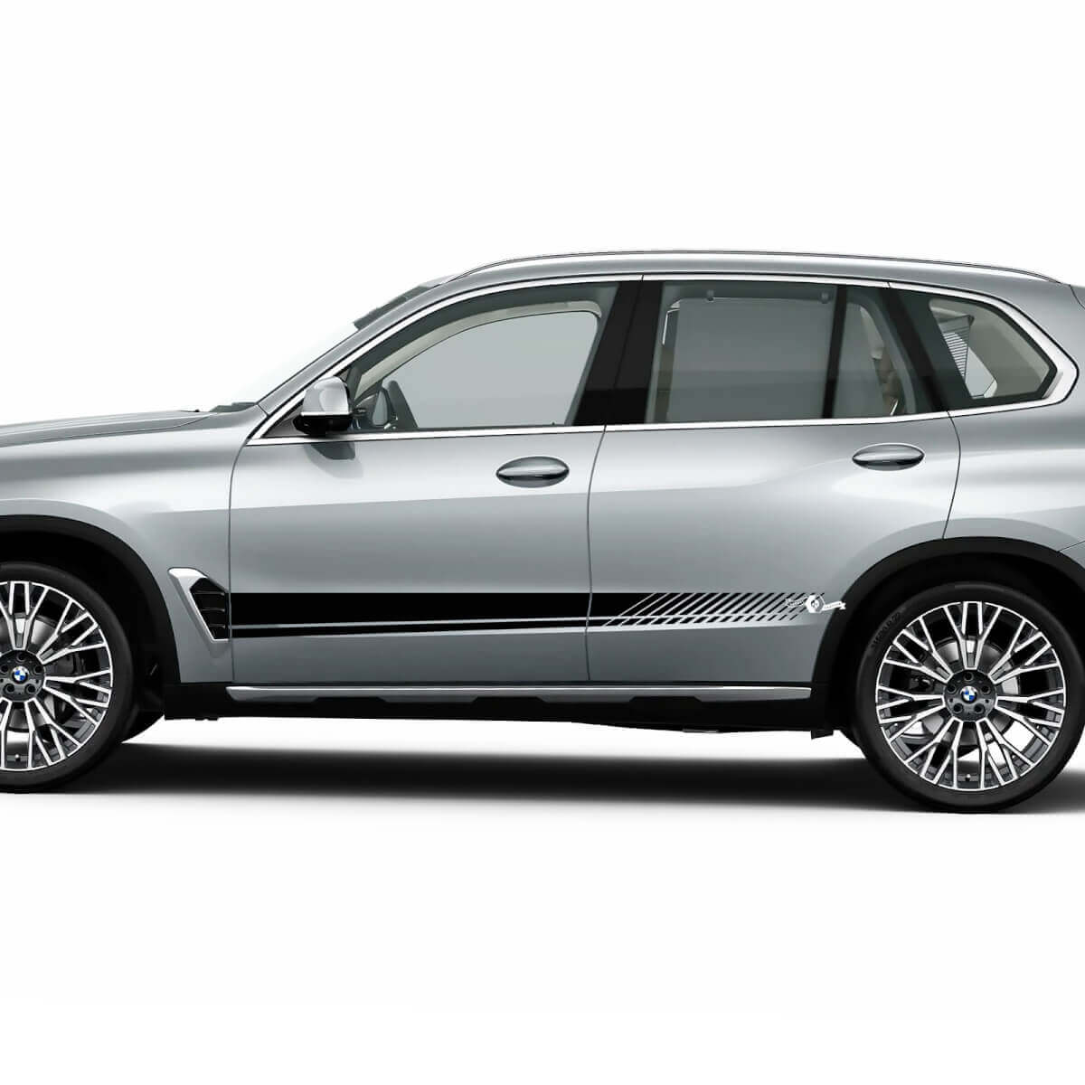 Accent Racing Lower Strobe Stripe Decal Kit for BMW X5 G05
