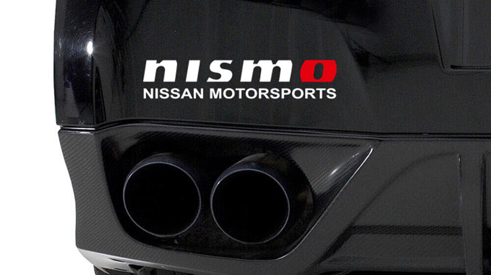 Nismo Style Rear Side Vinyl Decal Set for Nissan GTR Altima 350Z 370Z