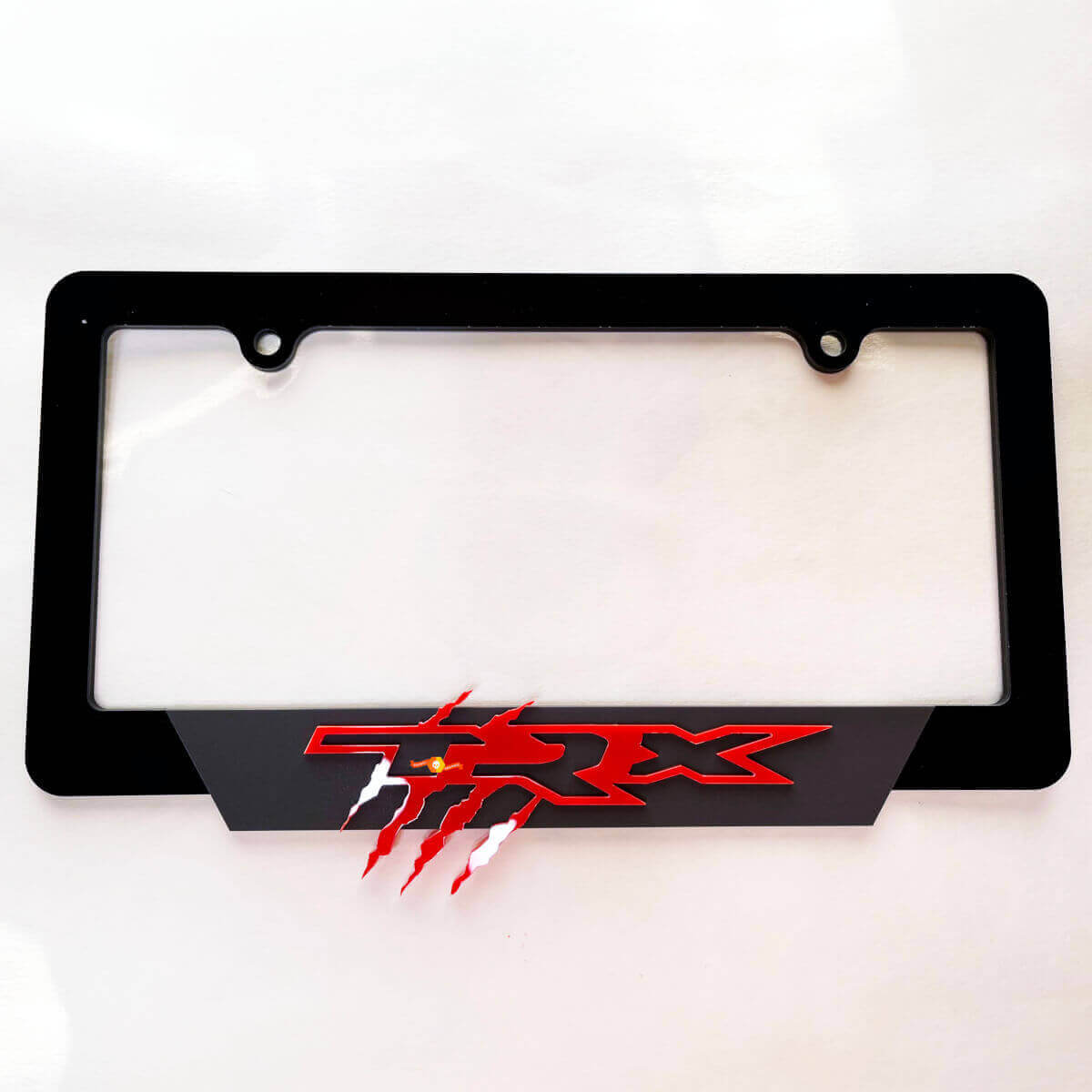 TRX Claws Vehicle Number Plate Covers Frames Decor For Dodge Ram TRX