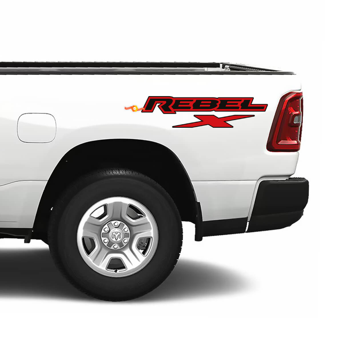 Dodge Ram 1500 Rebel X Bed Side Truck Vinyl Decal Graphic 2 Colors
