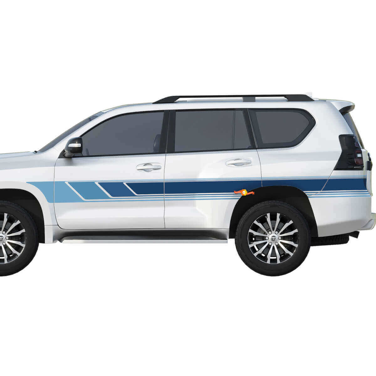 Old school Retro Vintage Lexus GX or Toyota Land Cruiser graphics doors Stripe vinyl decals stickers kit
