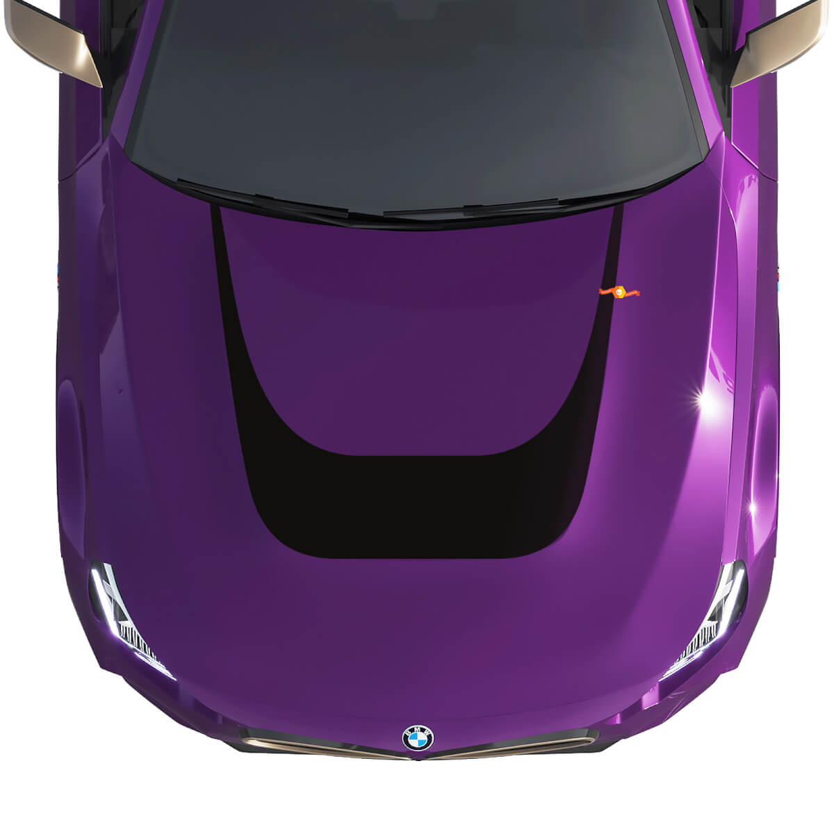 BMW M240 G42 Hood M Performance Stripes Decal vinyl sticker
