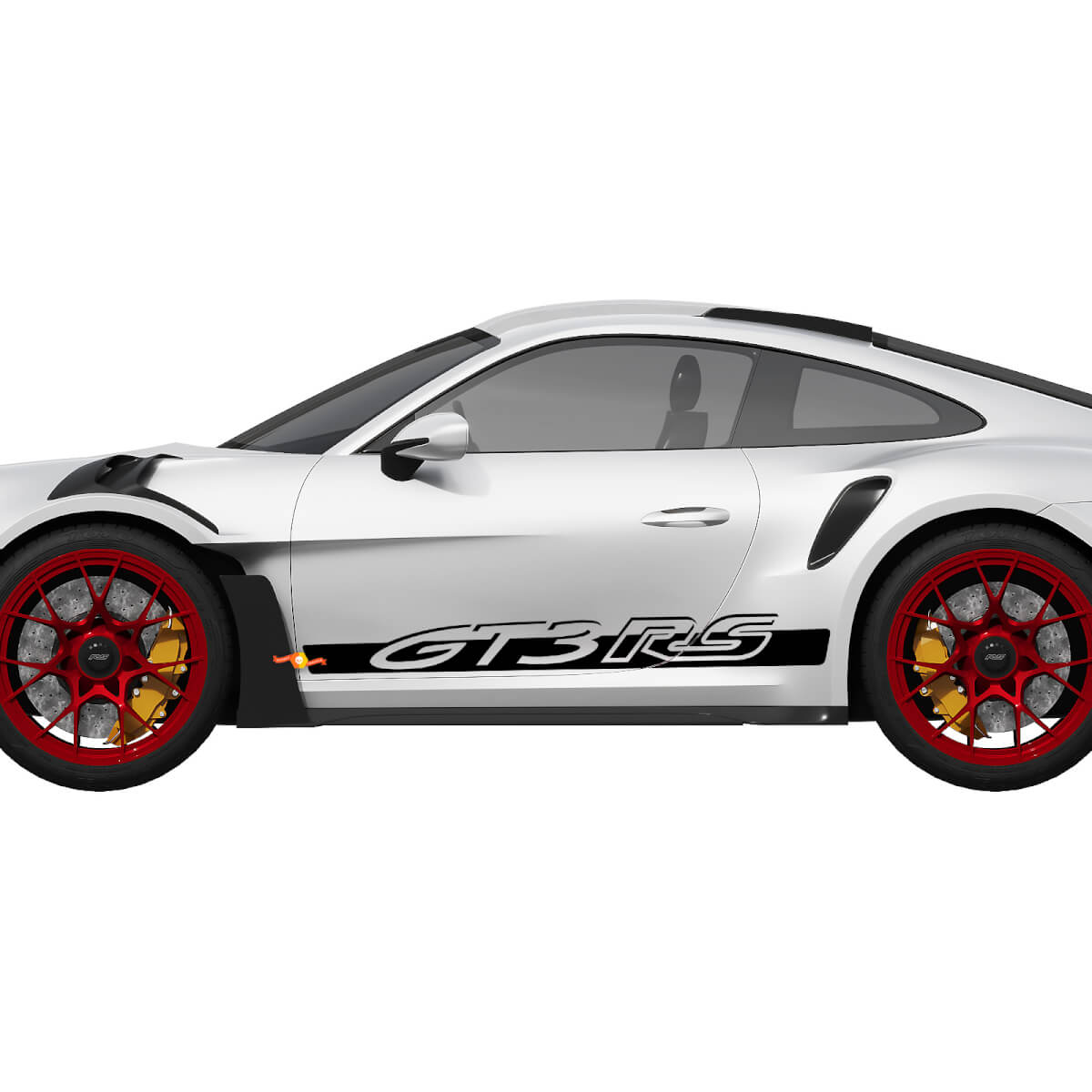 Porsche 911 - 991 Gt3 RS GT3RS Side Stripes Kit Decal Sticker 2
