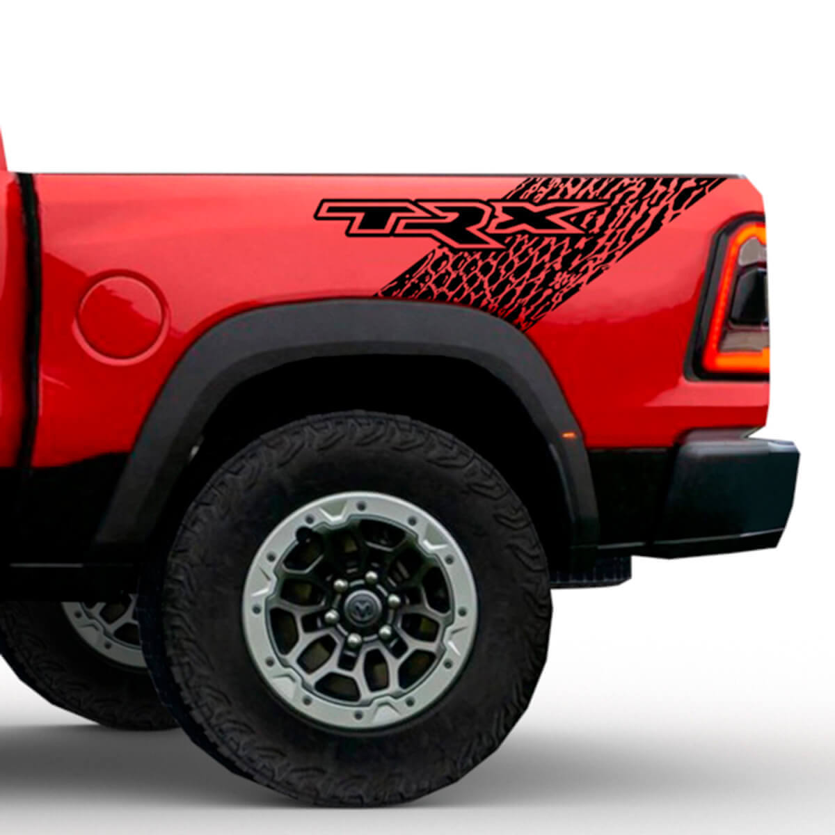 Dodge Ram TRX Dinosaur Skin Hood and Side Truck bed Vinyl Decal Graphic Kit
