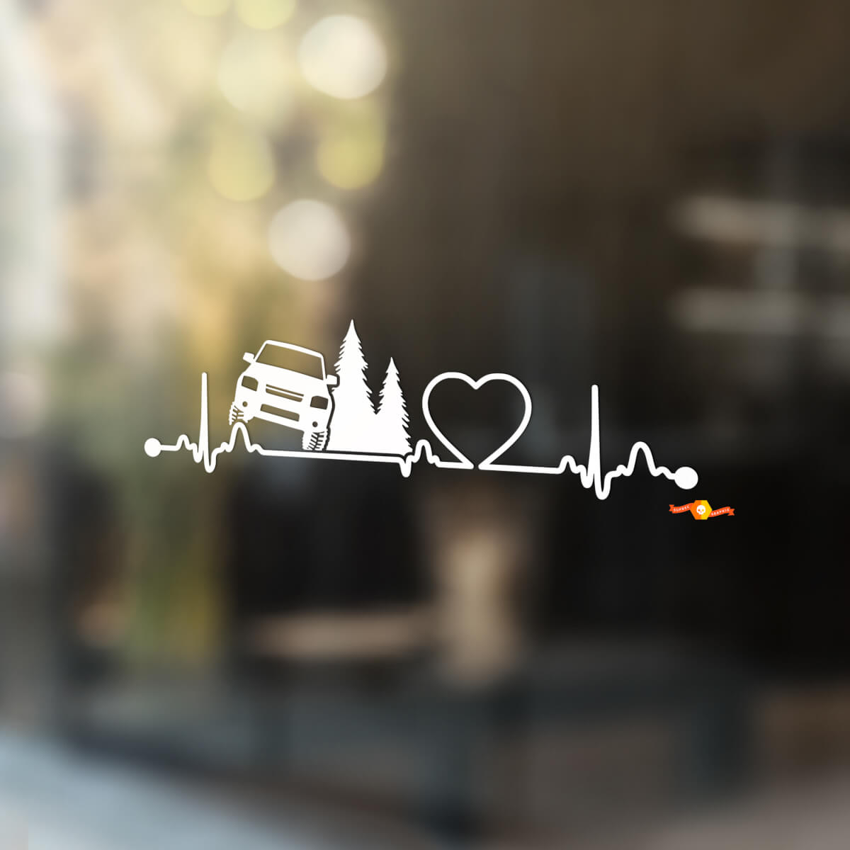 Side Nissan Xterra Trees Window Graphics Vinyl Stickers Decals
