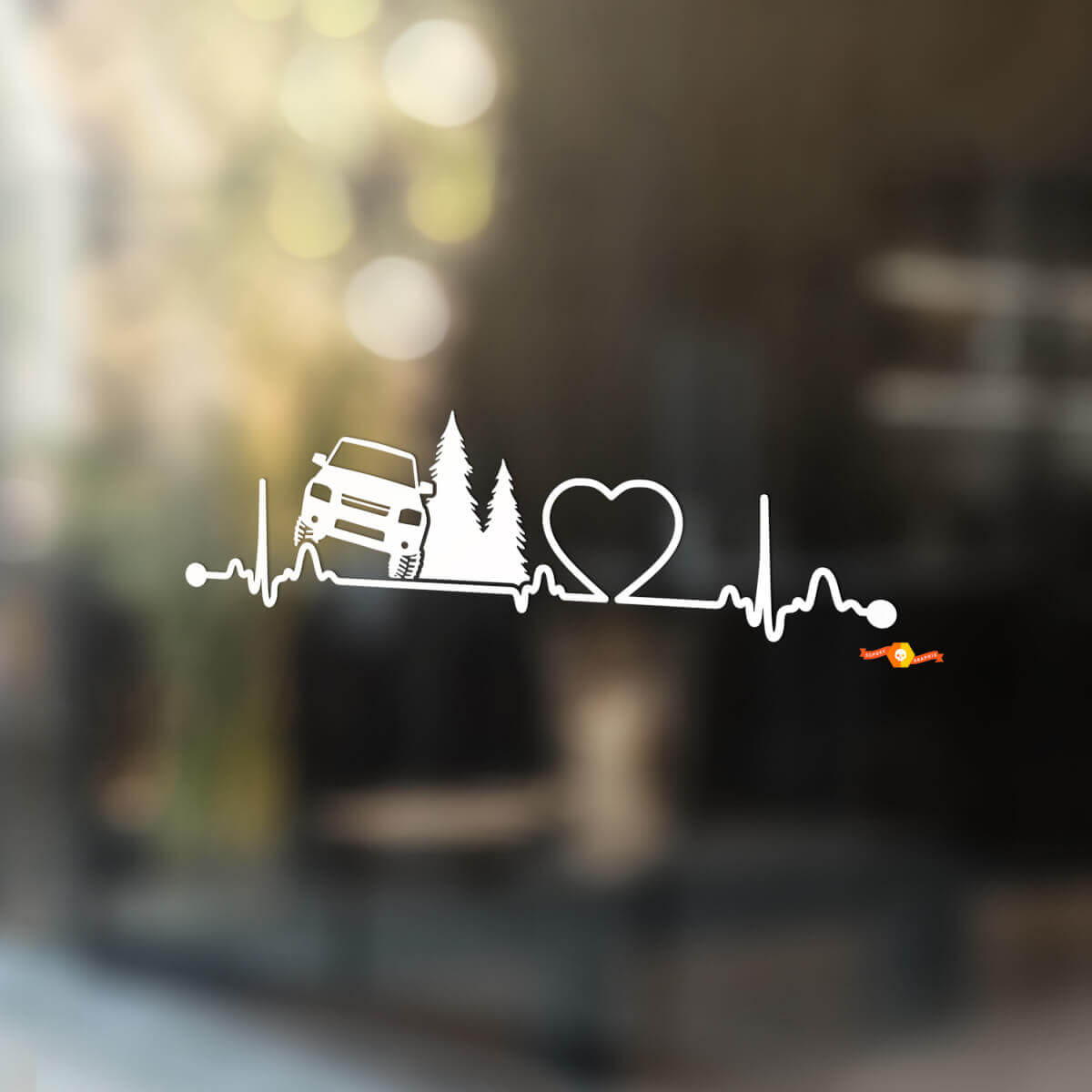 Side Nissan Xterra Trees Window Graphics Vinyl Stickers Decals
