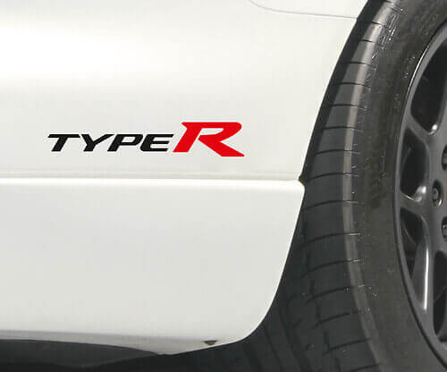 Type R Style Vinyl Decals for Honda Civic  Accord Integra