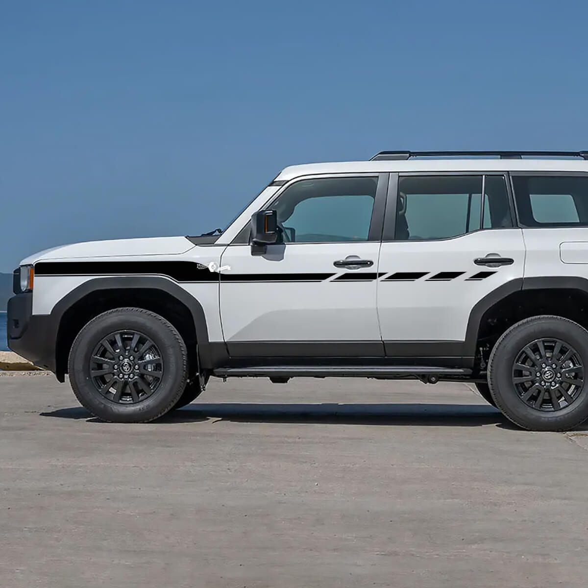 Toyota Land Cruiser Side Doors Accent Stripes Decals Vinyl Stickers Graphic 5
