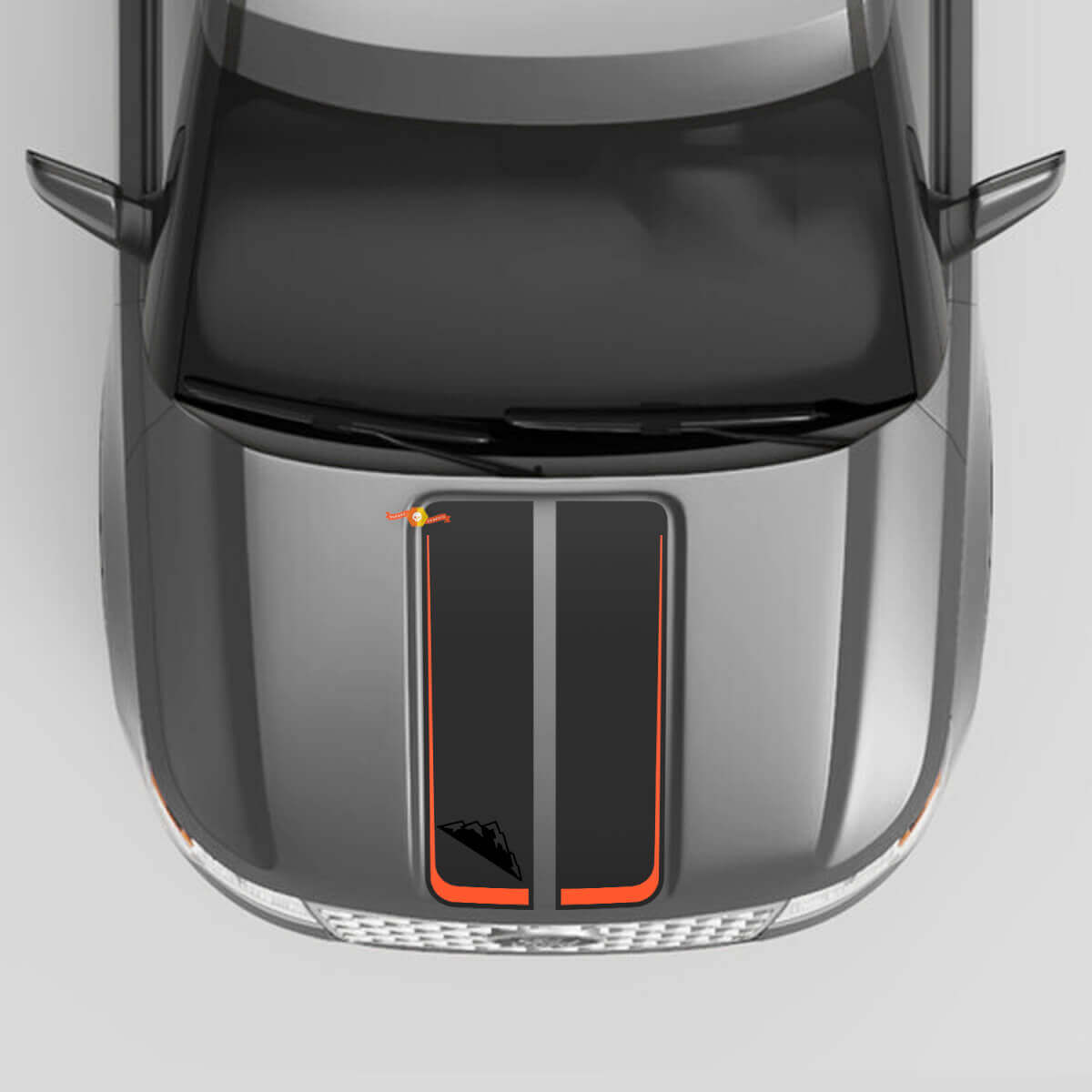 Twin Stripes Hood Vinyl Decals for Musclecar Explorer ST Timberline XLT Platinum King Ranch