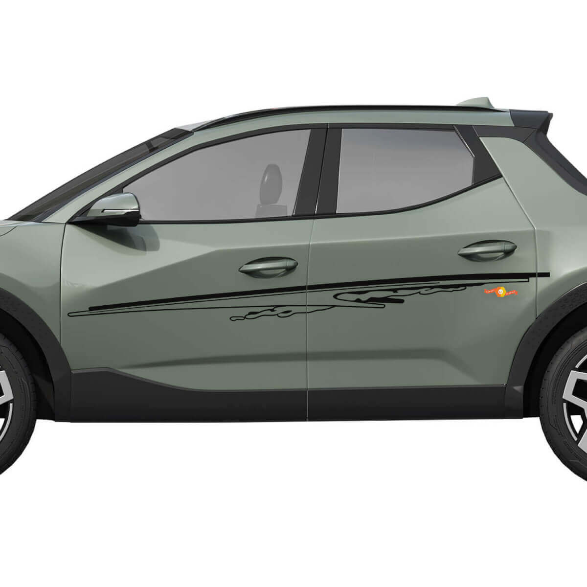 Rally Side Doors Vinyl Stickers Decal Graphic fit to Hyundai Santa Cruz
