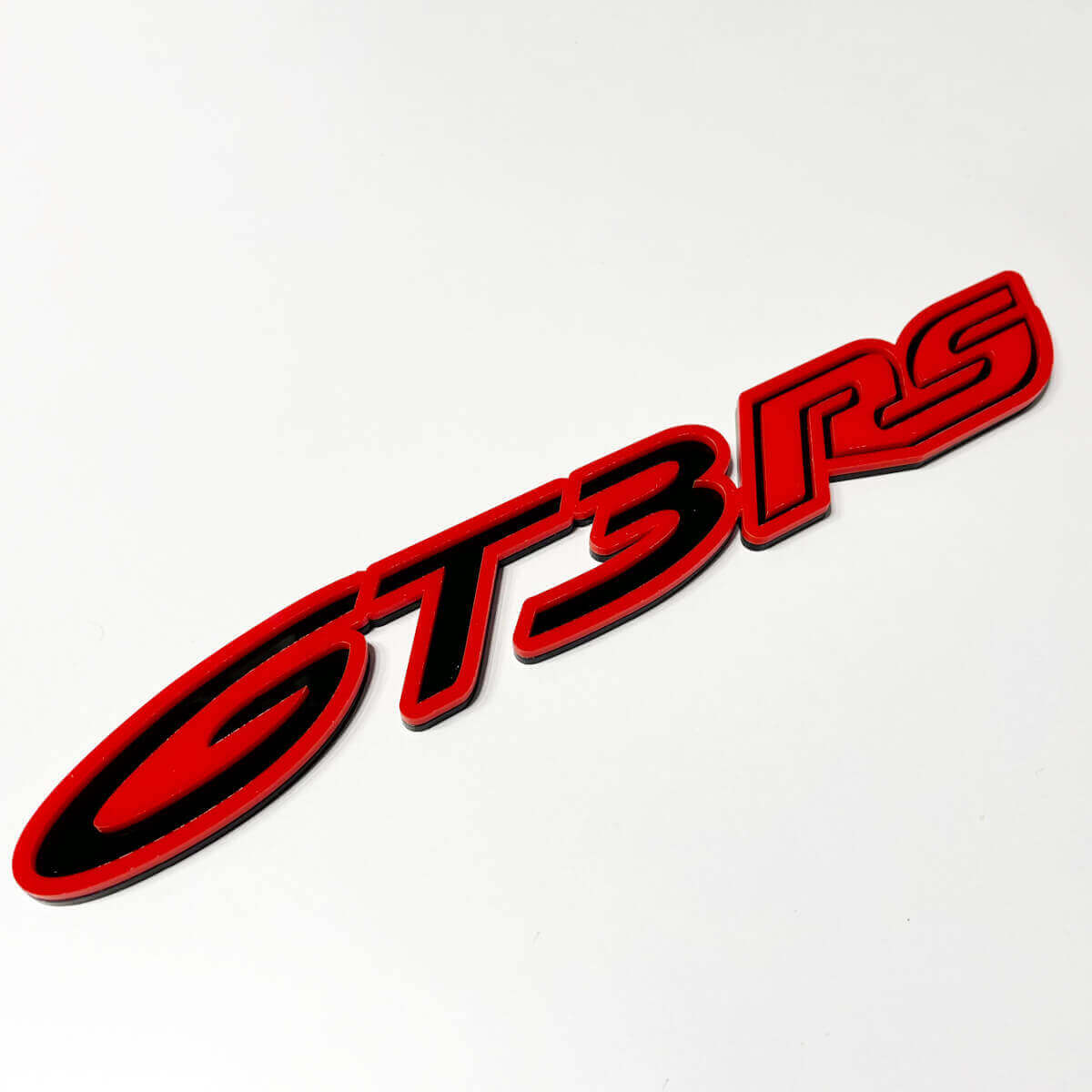 GT3 RS 3D Badge – Custom Fender Tailgate Front Grille Badges Emblem 2 for Porsche GT3 RS