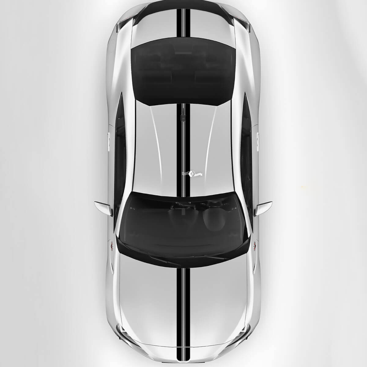 Toyota GR86 Hood Roof Trunk Racing Stripes Graphics Decals Stickers 3
