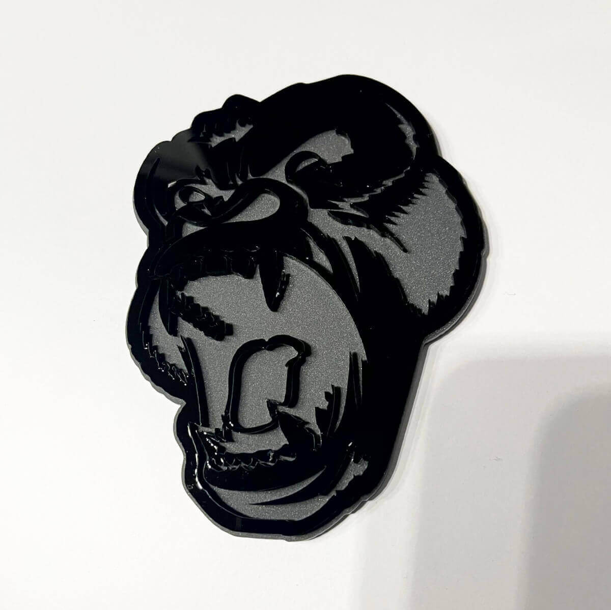 Custom 3D Badge Angry Gorilla Fender Tailgate Front Grille Badges Emblem
