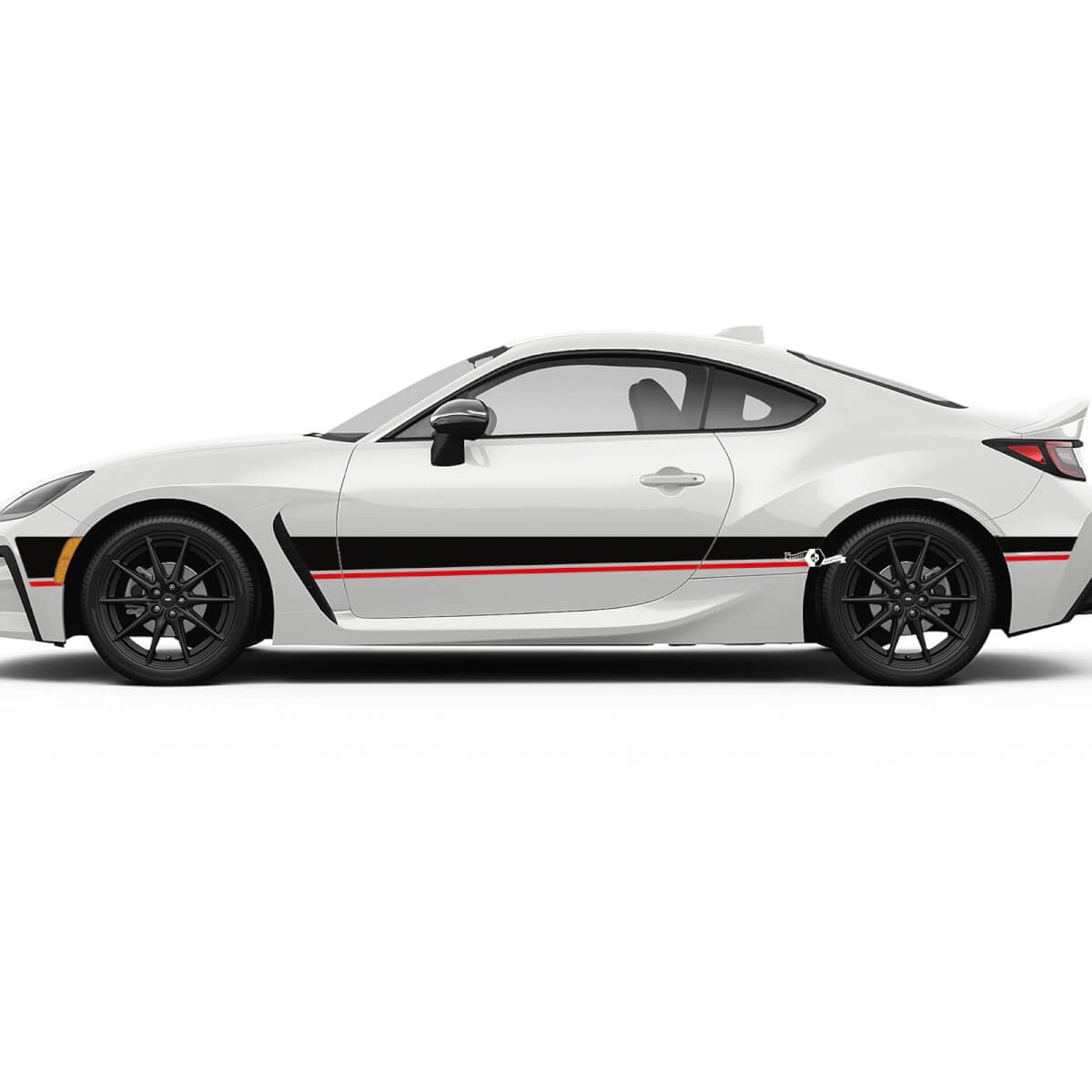 Doors Side Racing Stripes Graphics Decals Stickers for Toyota JR86
