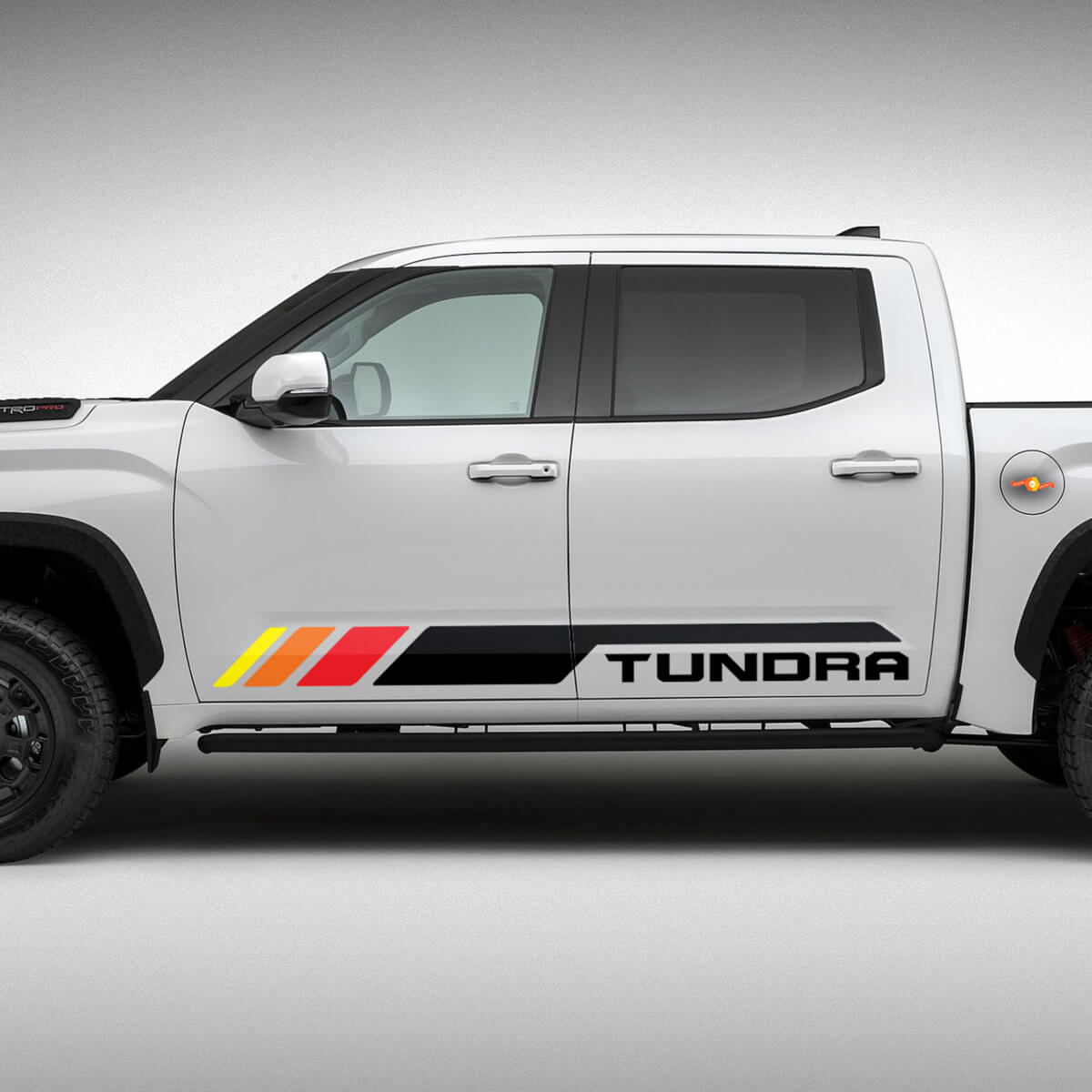 Toyota Tundra Rocker Panel Heritage Vintage Old Style Classic View Stripes Vinyl Stickers Decal
