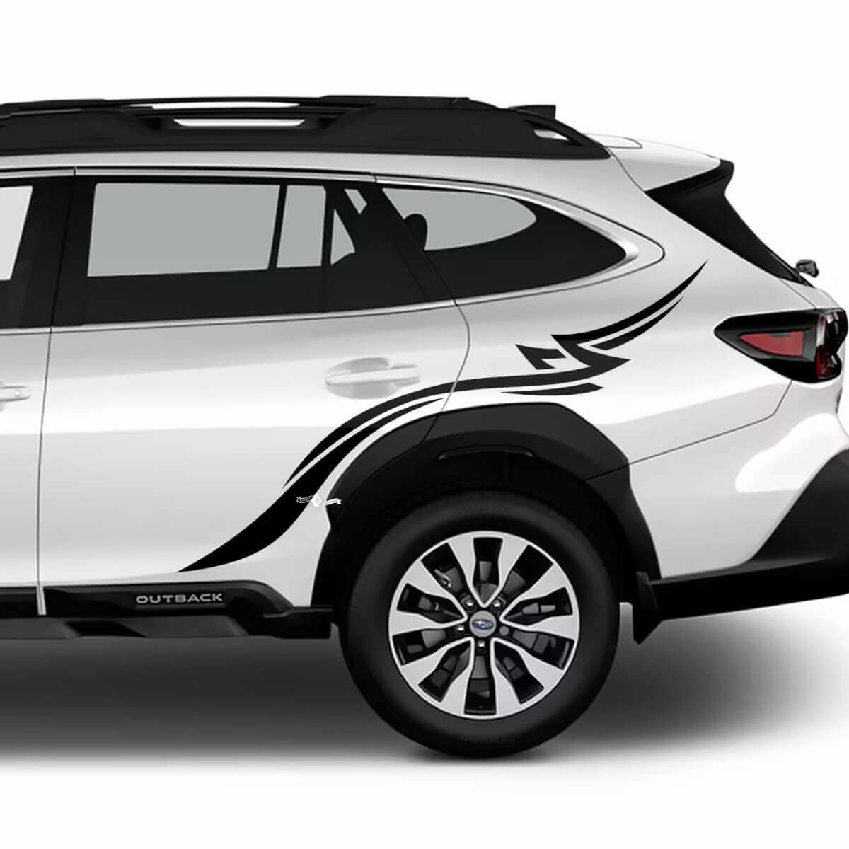 Side Rear Side Tribal Vinyl Sticker Decal Graphic for Suba Outback
