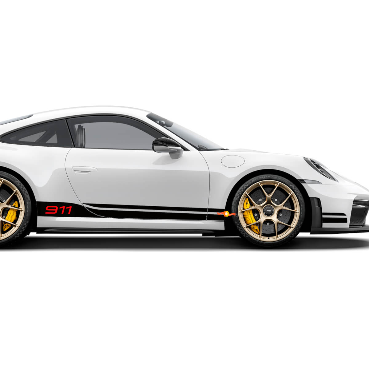 911 Porsche GT3 Side Stripes Vinyl Decal – Racing Graphics Sticker
