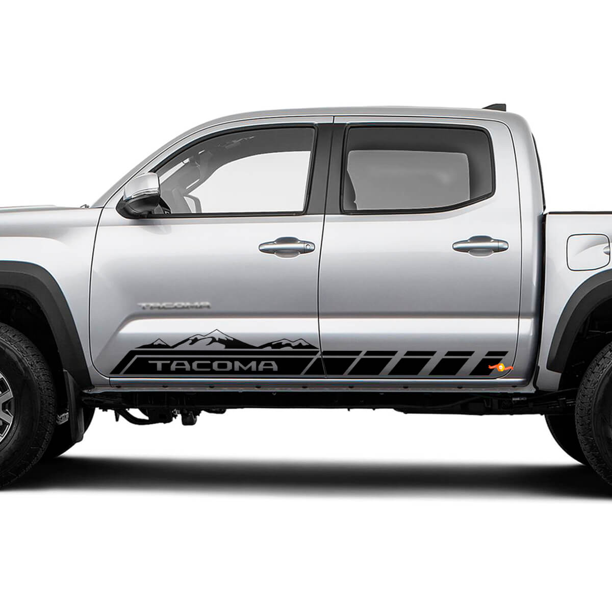 Custom Text for TRD PRO Doors Vinyl Decal Sticker for Toyota Tacoma Tundra +  handles TRD decals
