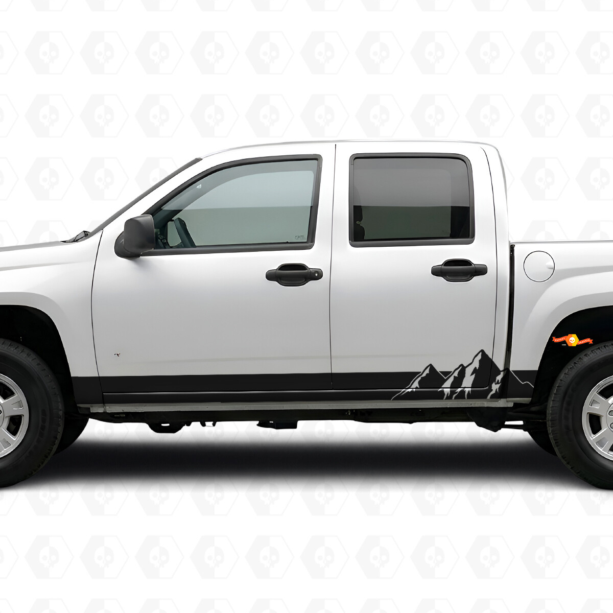 Alpine Ridge Door & Rocker Panel Vinyl Stripes for Chevrolet Colorado 1st Gen 2004-2012