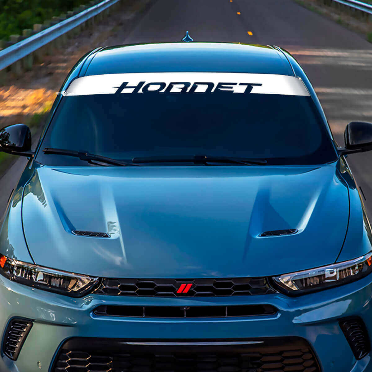 Brand Lettering Stripe Windscreen Vinyl Decal Sticker Graphics 2 For Dodge Hornet