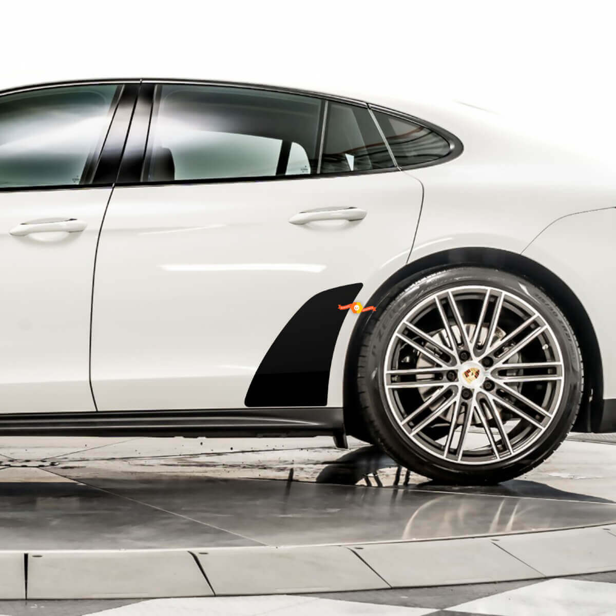 Rear Fender Rock Guard Decals Stone Guard Film Replacement Stickers fit Porsche Panamera
