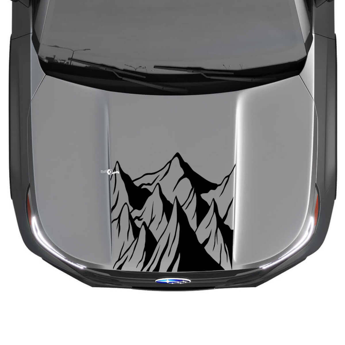 Mountains Bonnet Vinyl Sticker Decal Graphic for Subaru Forester