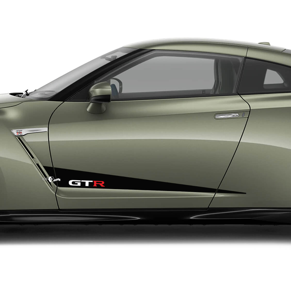Side Doors Graphics Decal Kit for Nissan GT-R 3
