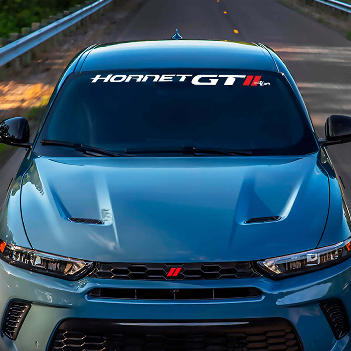 Windshield Banner Decal Sticker Vinyl Graphics fit to Dodge GT Hornet Hash
