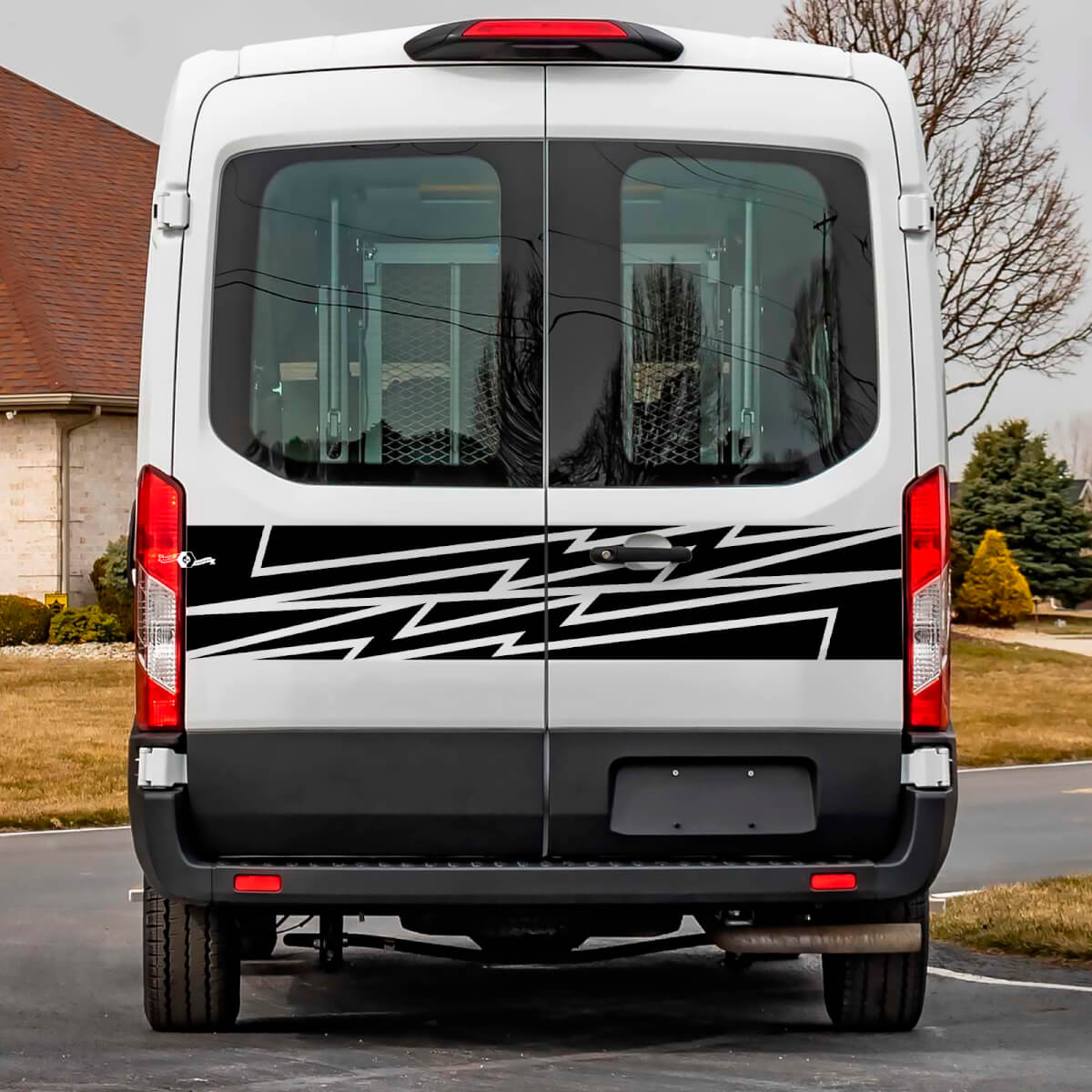 Ford Transit Rear Doors Graphics Vinyl Decal Sticker 2
