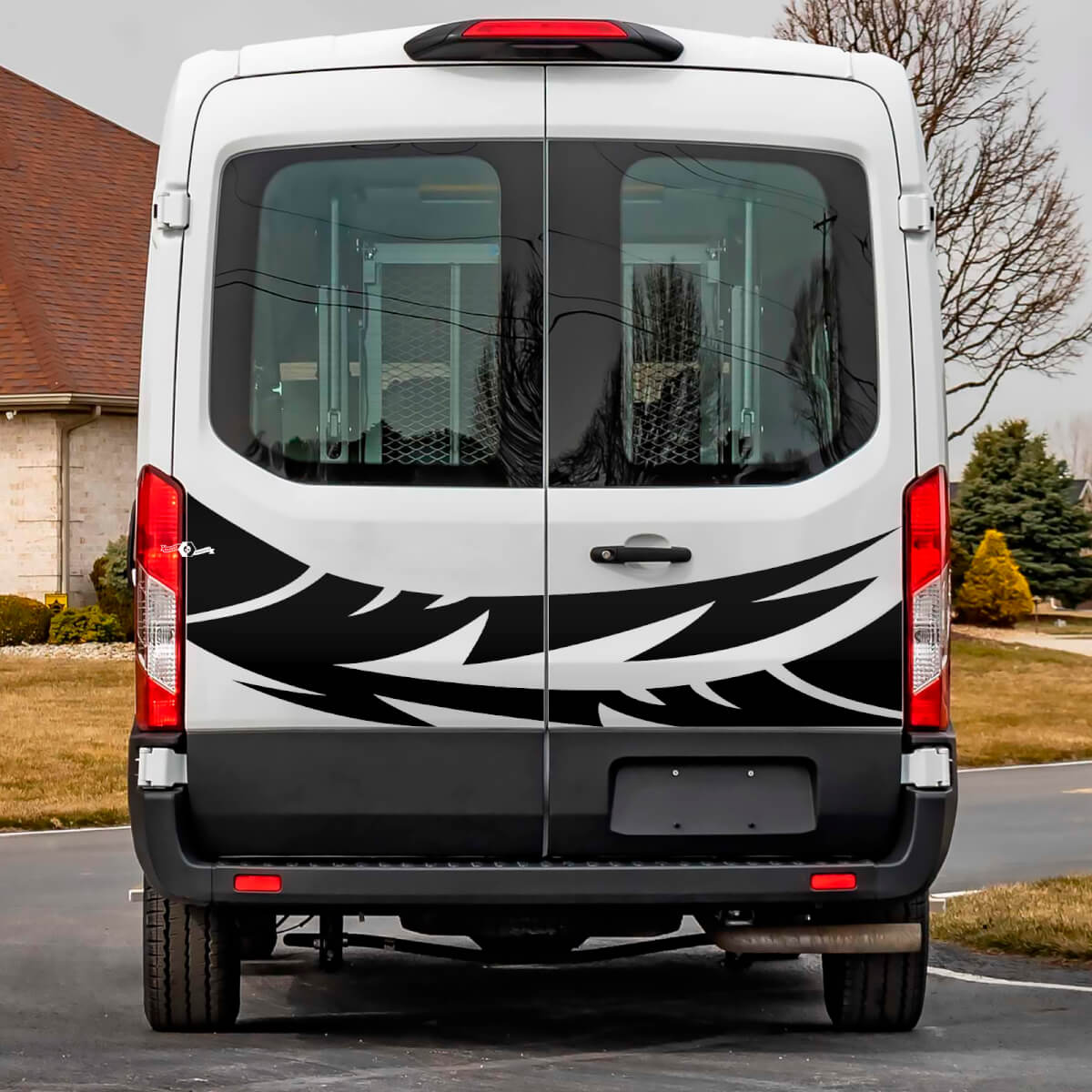 Ford Transit Rear Doors Graphics Vinyl Decal Sticker 4
