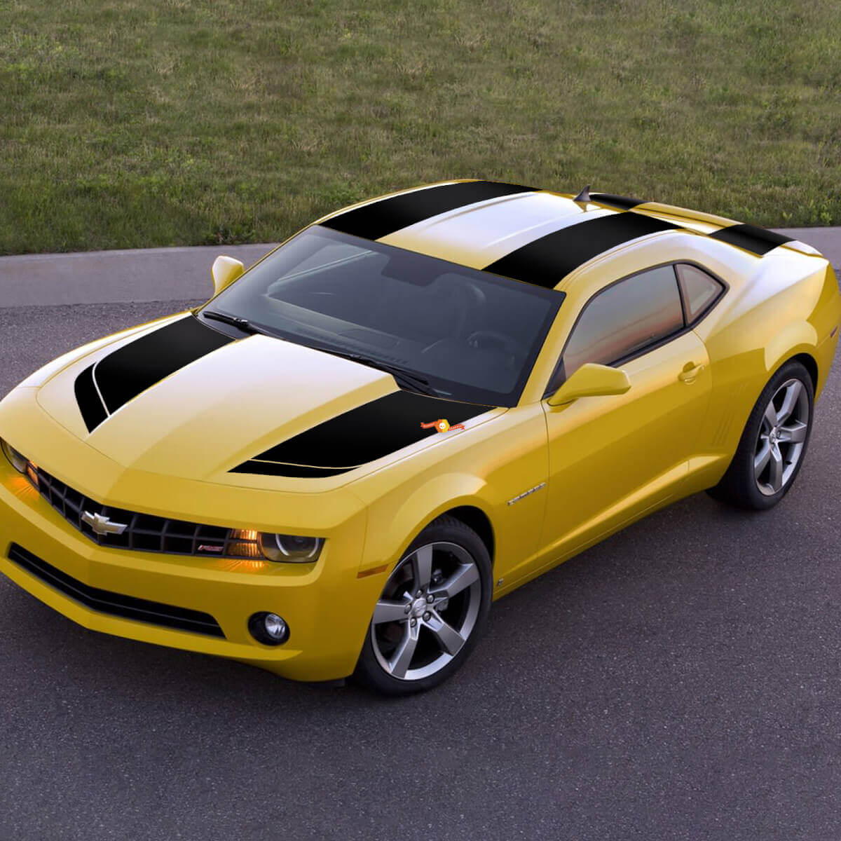 Rally Racing Stripes Decals Graphics for Camaro Transformers Special Edition

