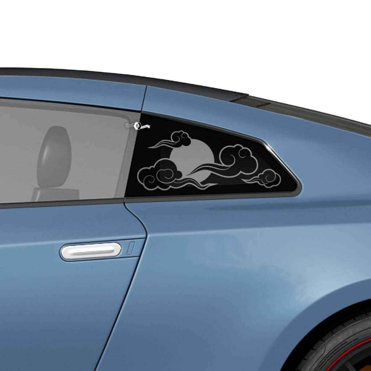 Japanese Rising Sun Side Rear Window Graphics Decals Stickers Kit for Nissan GT-R