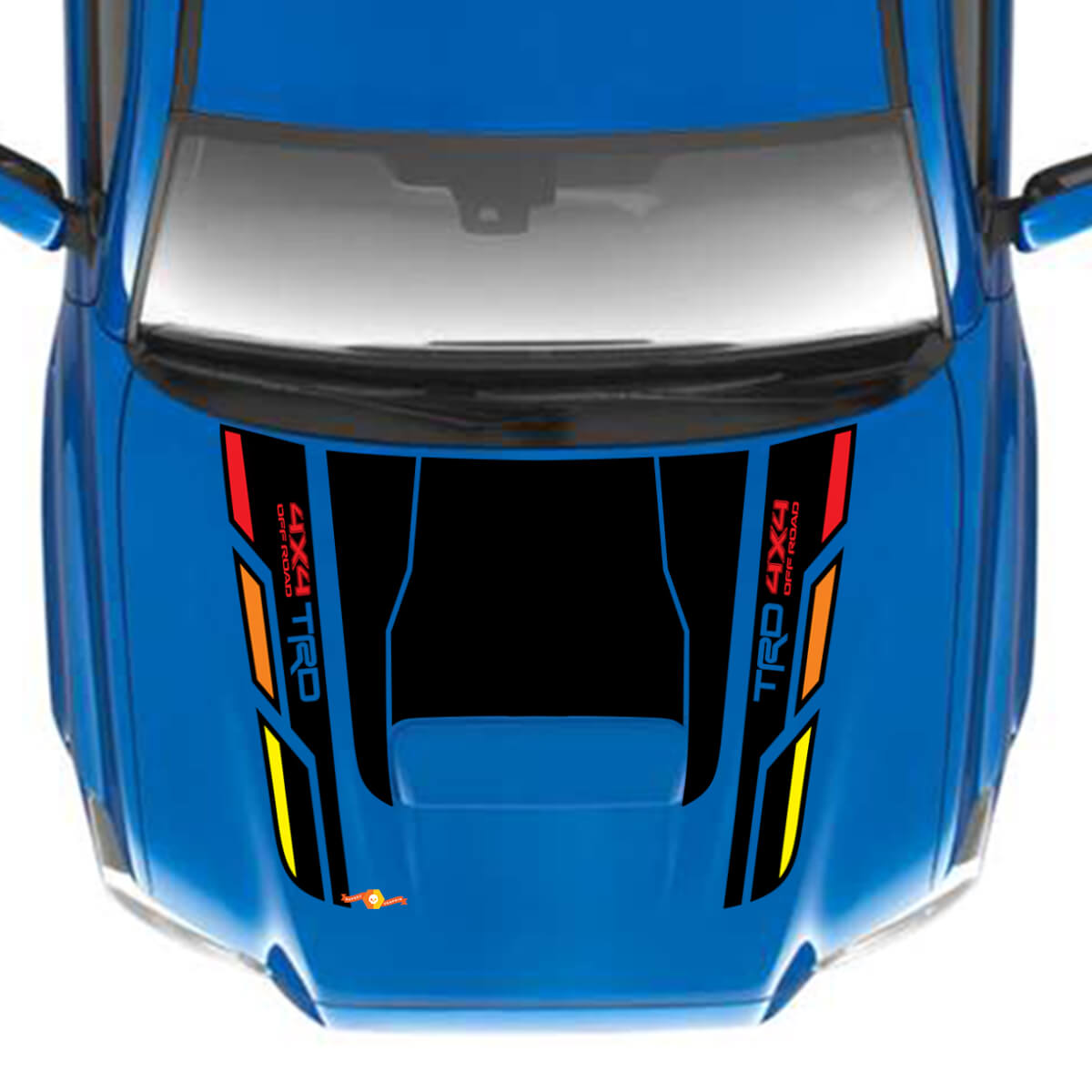 TRD 4x4 Off Road Hood Vinyl Decal Stickers fit to Toyota Tacoma
