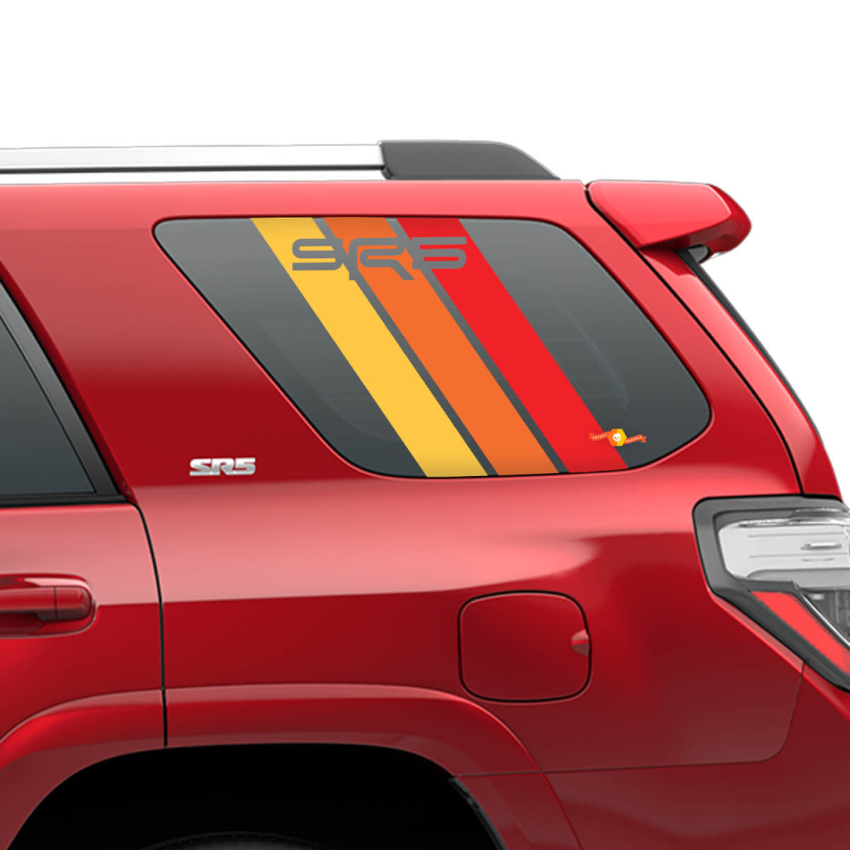 SR5 Side Quarter Window Heritage Stripes Vinyl Stickers Decal Kit for Toyota 4Runner
