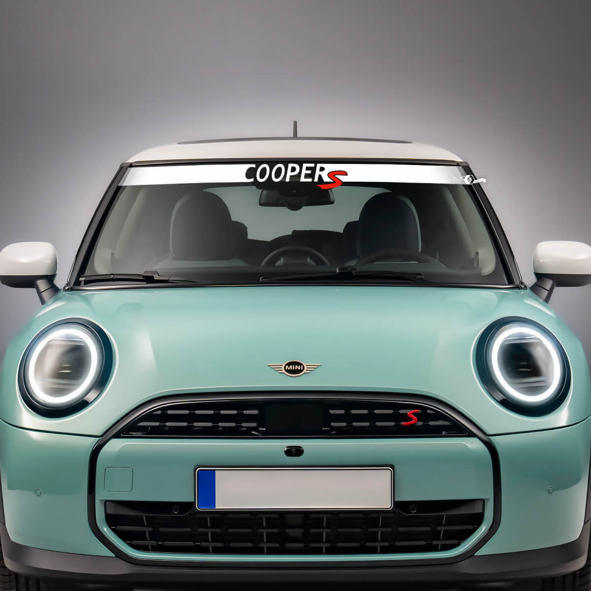 Windshield Cooper S Vinyl graphics decal Sticker for Mini Cooper S

