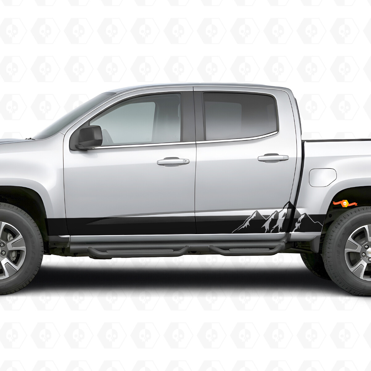 Alpine Ridge Door & Rocker Panel Vinyl Stripes for Chevrolet Colorado 2nd Gen 2015-2022