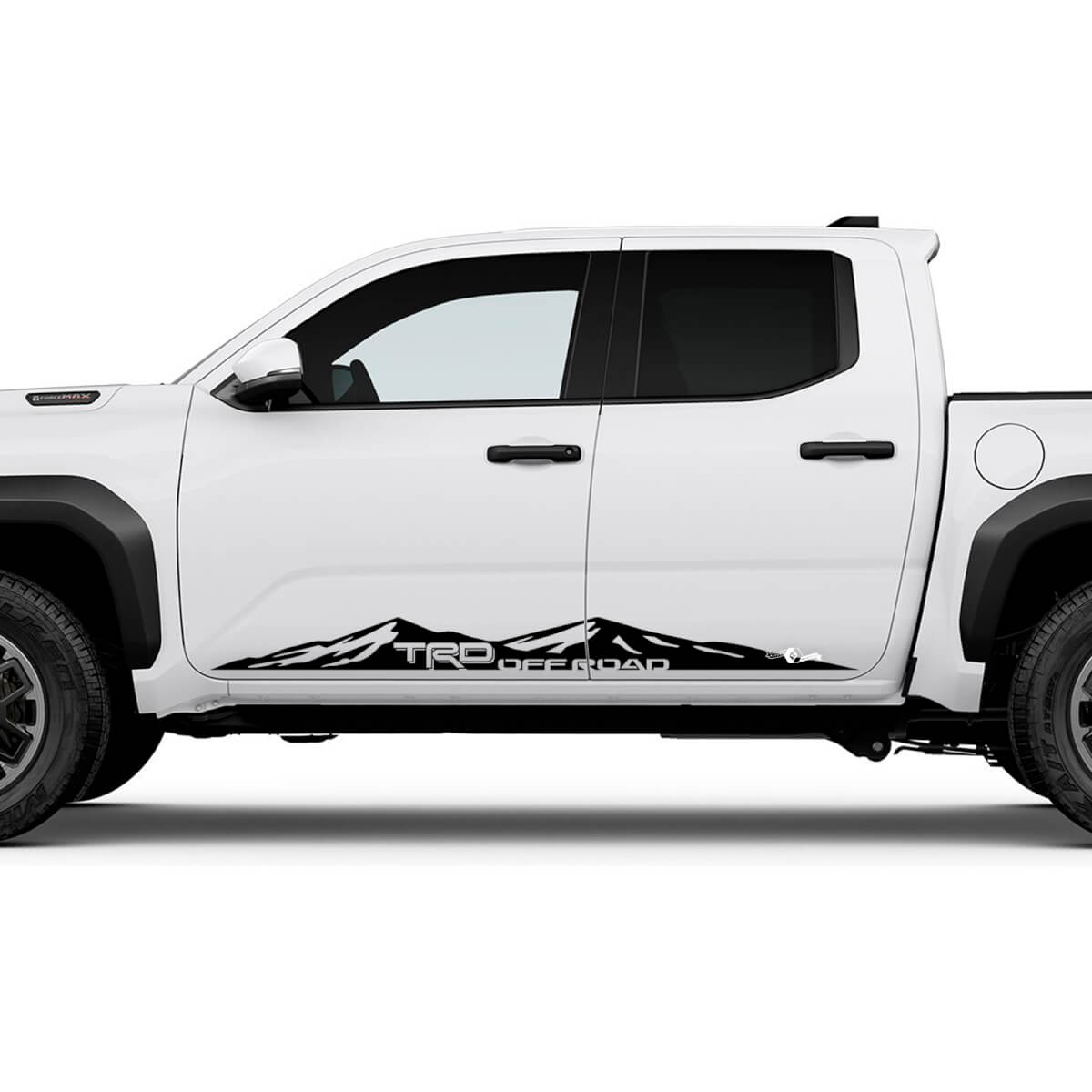 TRD Off Road US Side Mountains Rocker Panel Decals Stickers for Toyota Tacoma 2
