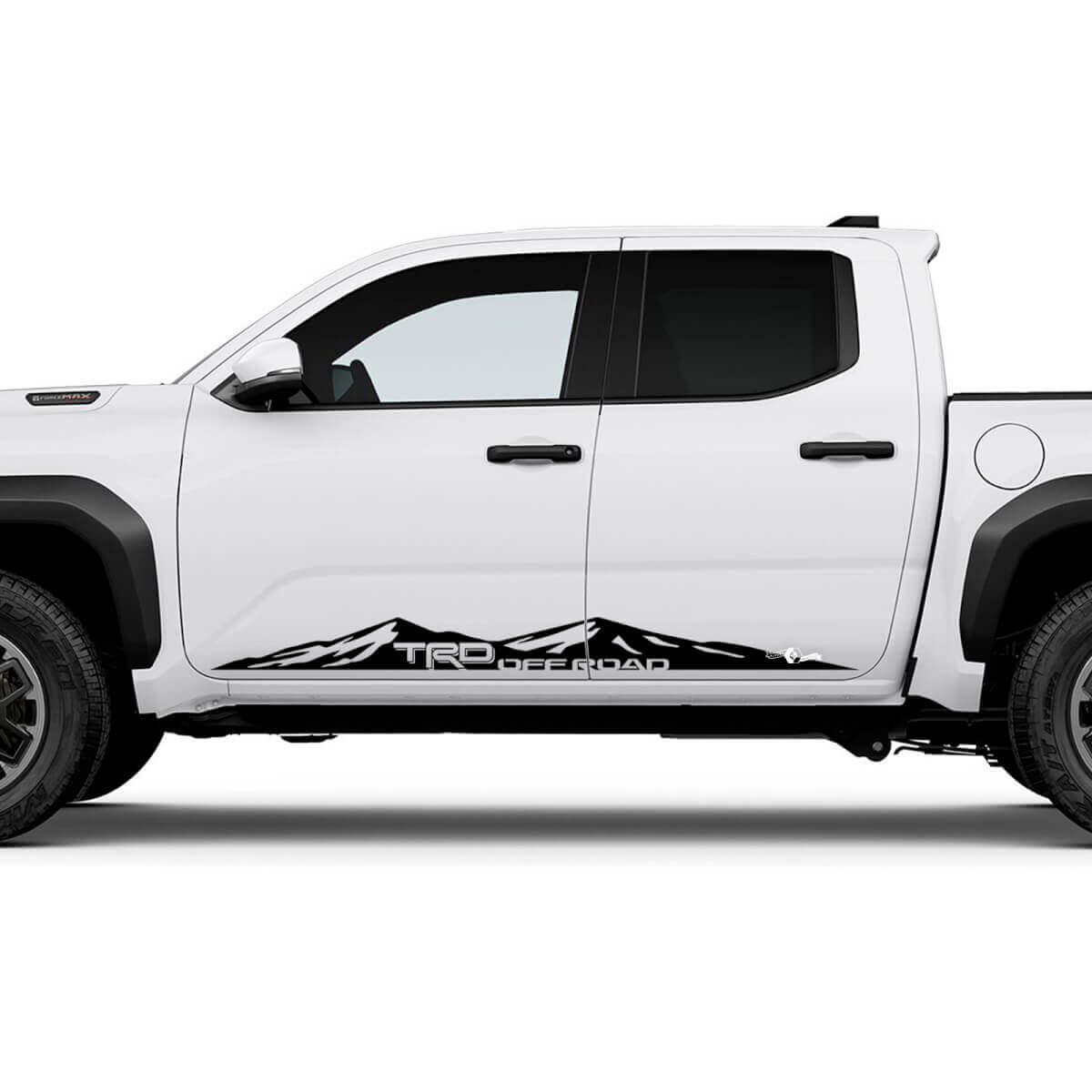 TRD Off Road US Side Mountains Rocker Panel Decals Stickers for Toyota Tacoma 2
